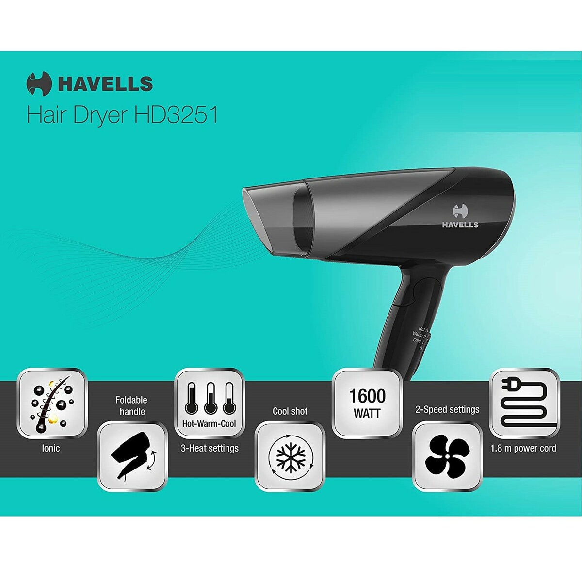Havells Hair Dryer HD 3251