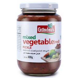 Grandmas Mixed Veg.Red Pickle400gm