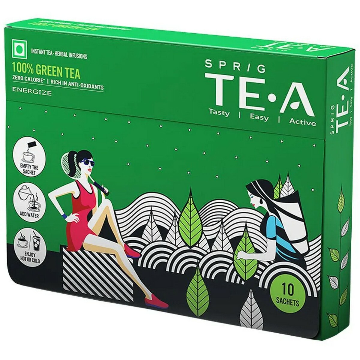 Sprig TE.A 100% Green Tea Pack 10's
