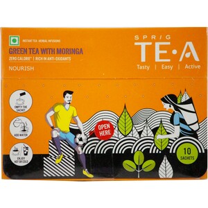 Sprig TE.A Green Tea & Moringa Pack 10's