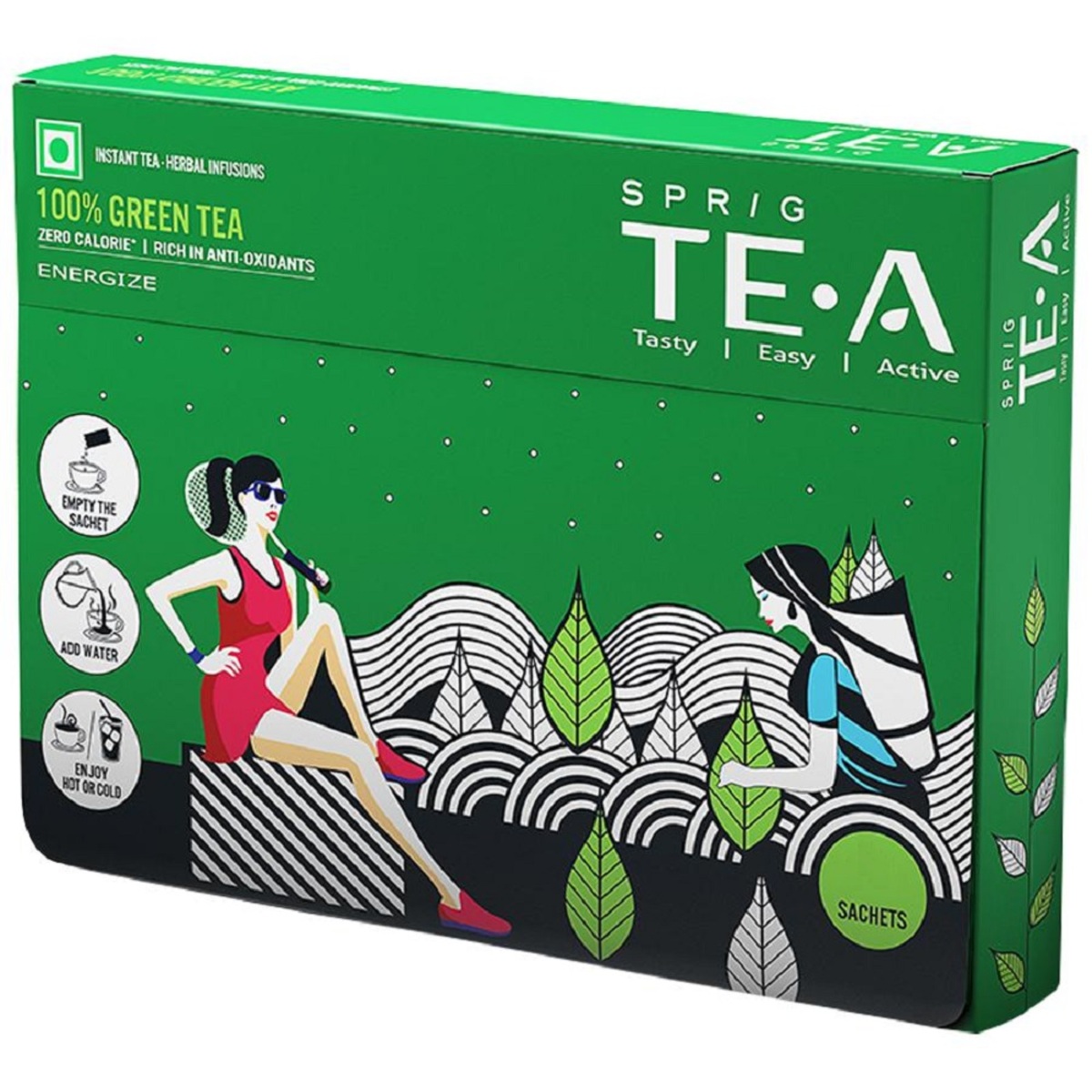 Sprig TE.A 100% Green Tea Pack 25's
