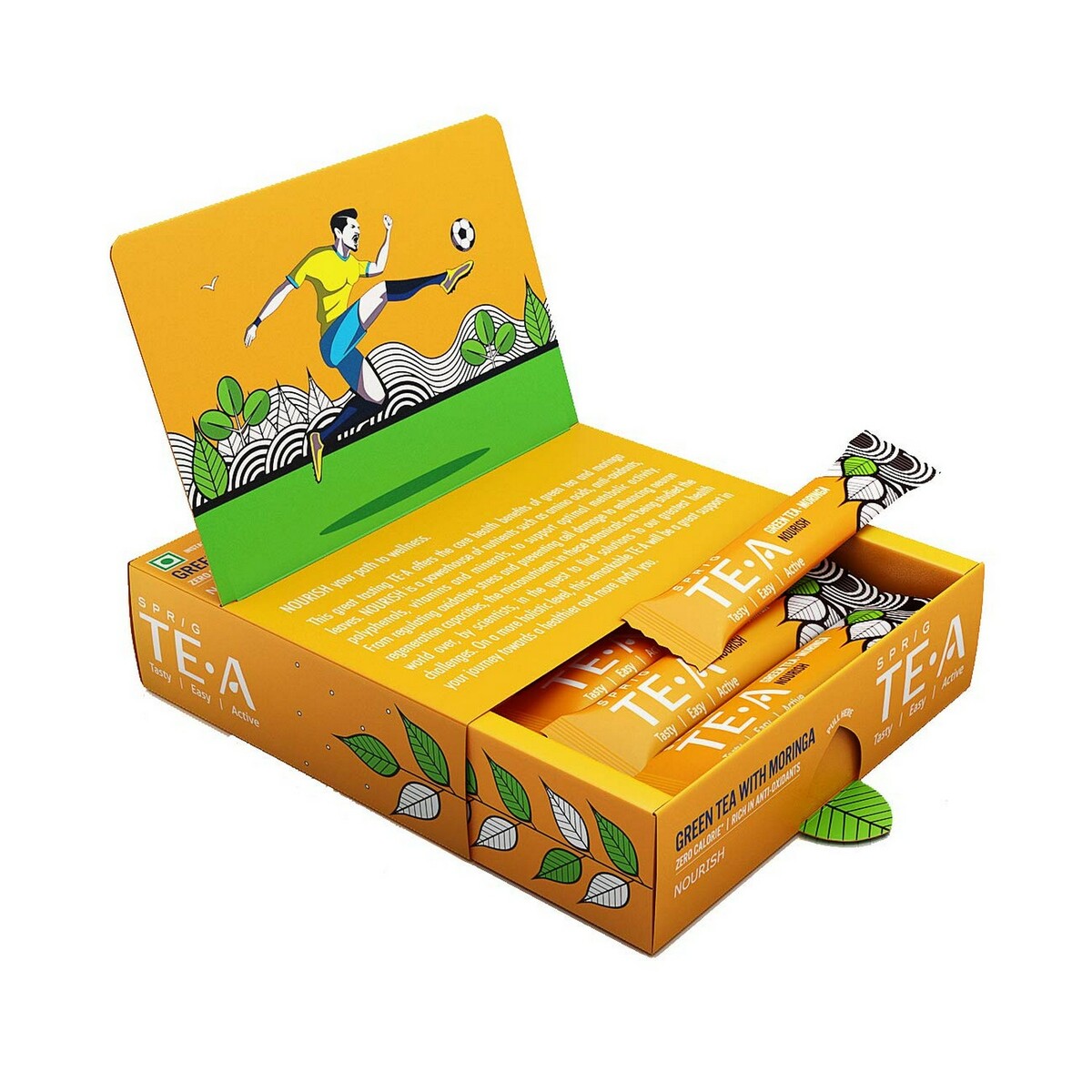 Sprig Te.A Green Tea & Moringa Pack 25