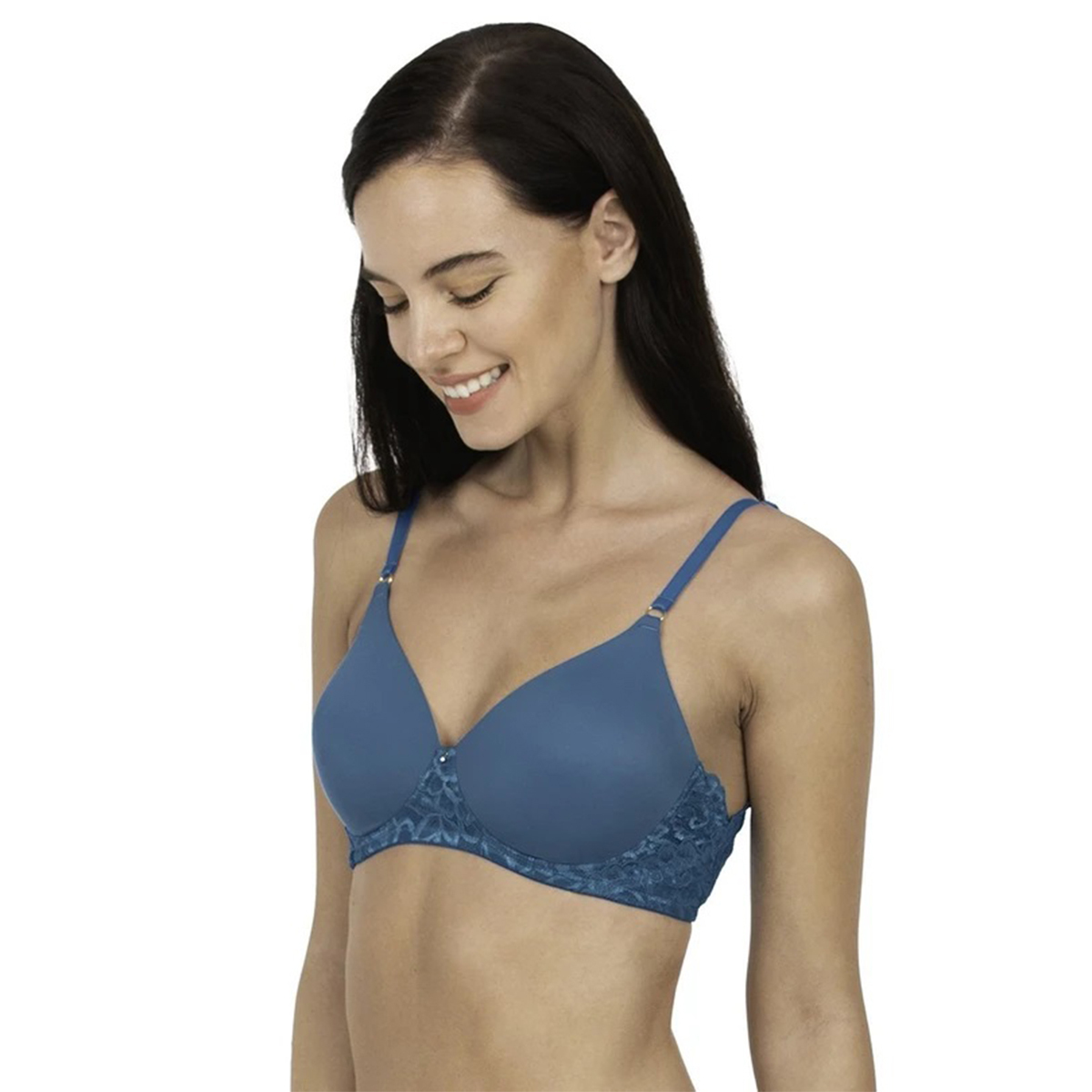 Amante Festive Aura Wirefree T Shirt Bra-D.Turquoise-B Cup