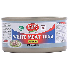 Tasty Nibbles White Meat Tuna Flakes In Water 185g