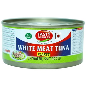 Tasty Nibbles  White Meat Tuna Flakes In Water Salt Added 185g