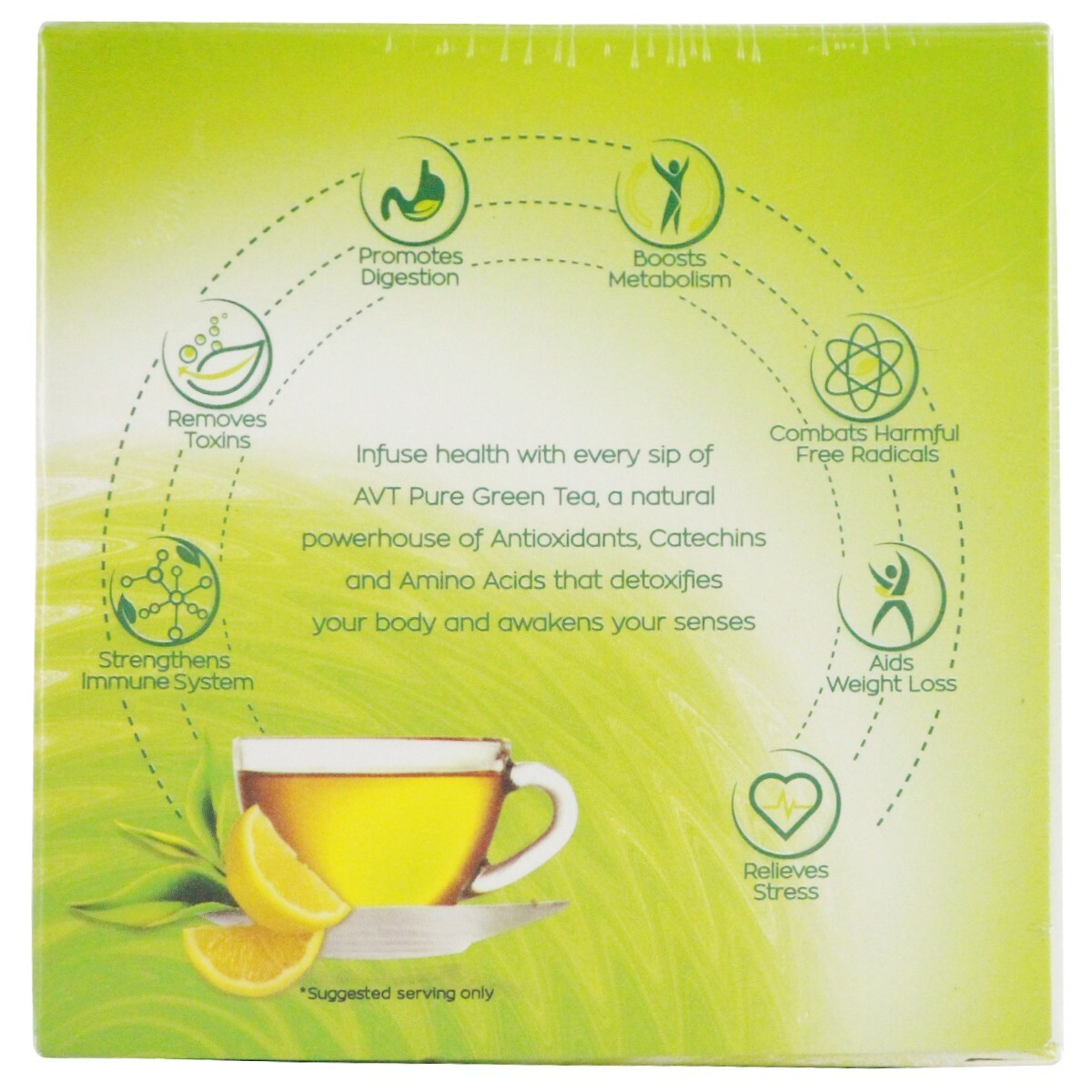 AVT Green Tea 10s Lemon