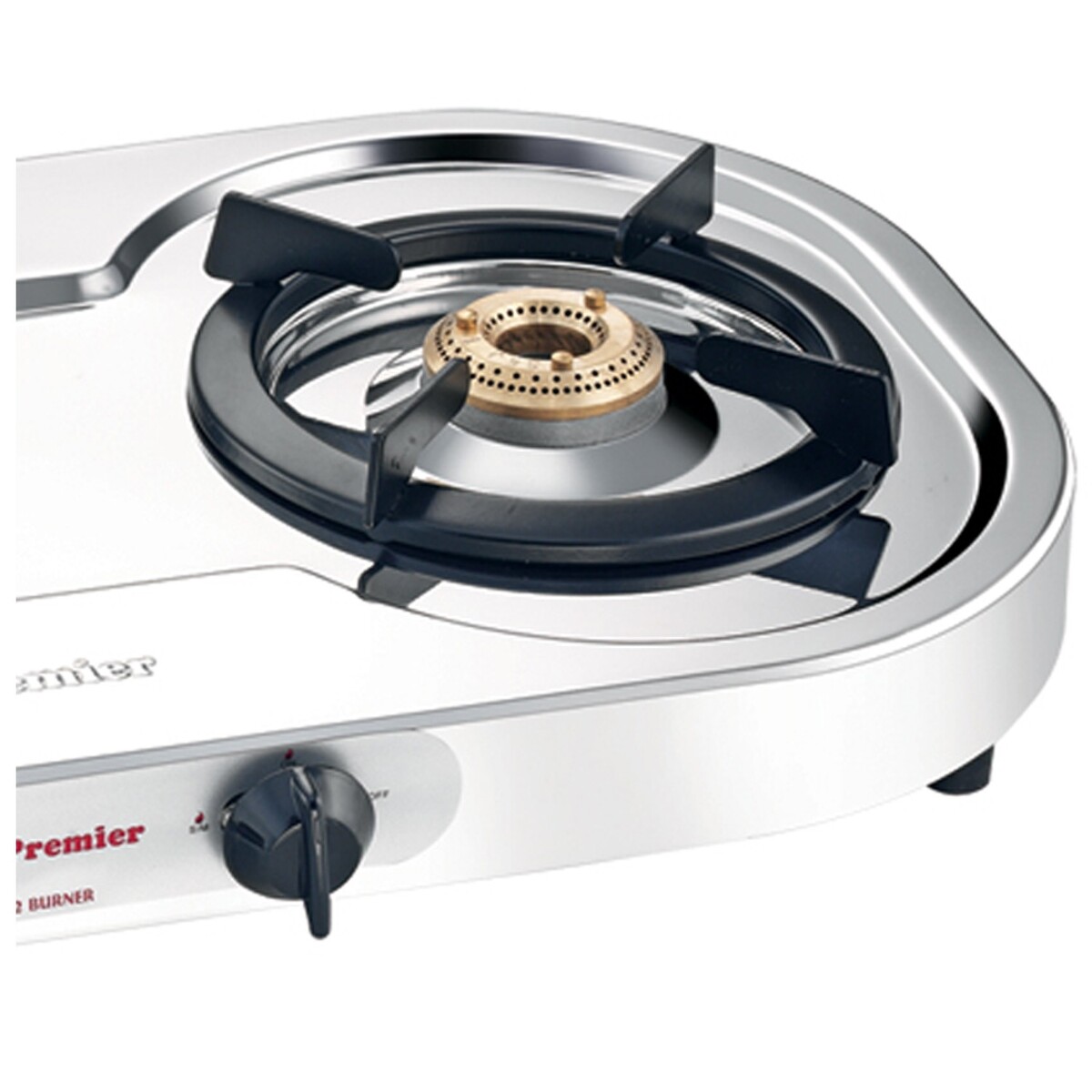 Premier Oval Stainless Steel Gas Stove 2 Burner