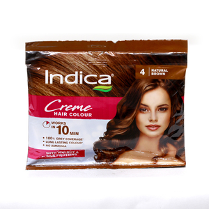 Indica Creme Hair Colour Natural Brown 40ml