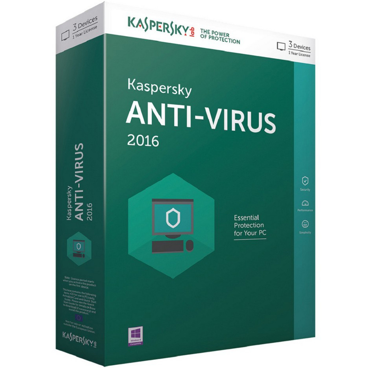 Kaspersky Anti Virus 2016 3 User