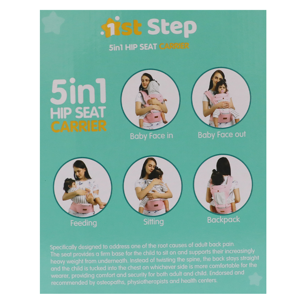 1 Step  Baby Carrier Hip Seat