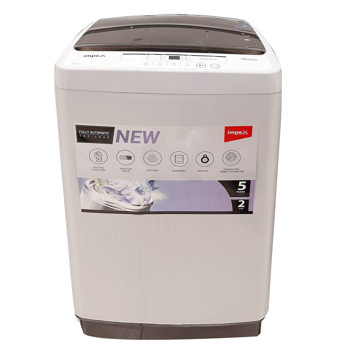 Impex Washing Machine Top Load IWM70FATL 7kg