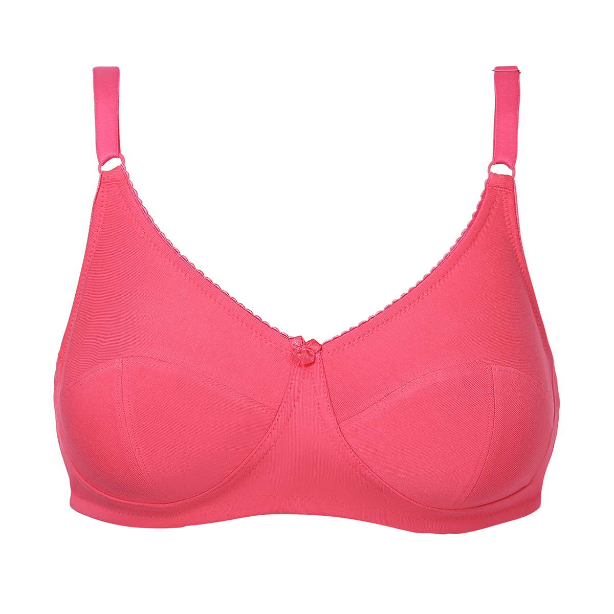 Buy Blossom Non Padded Wire Free Full Coverage Bra With Adjustable Strap -  Raspberry - B Cup Online - Lulu Hypermarket India