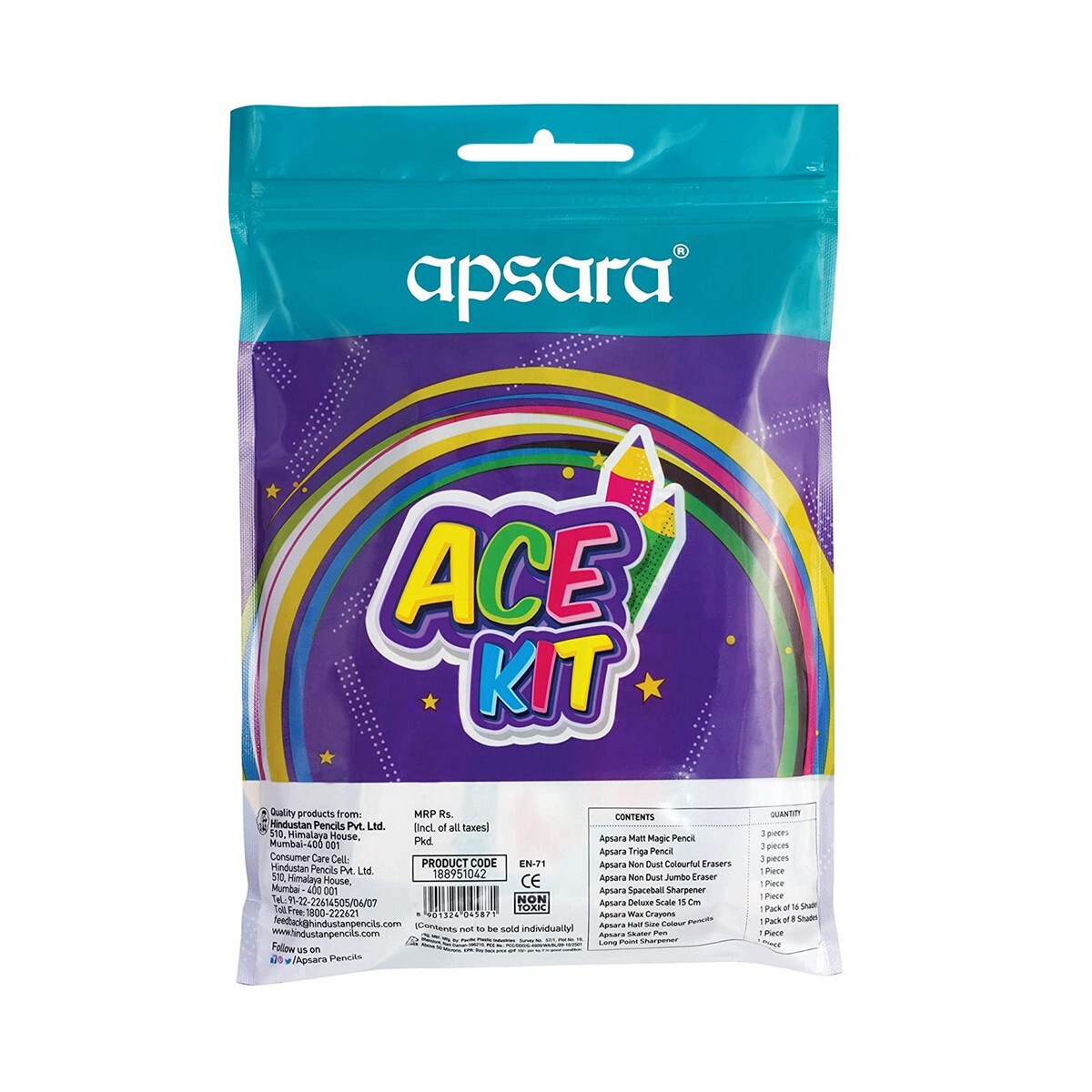 Apsara Ace Stationery Kit-188951042