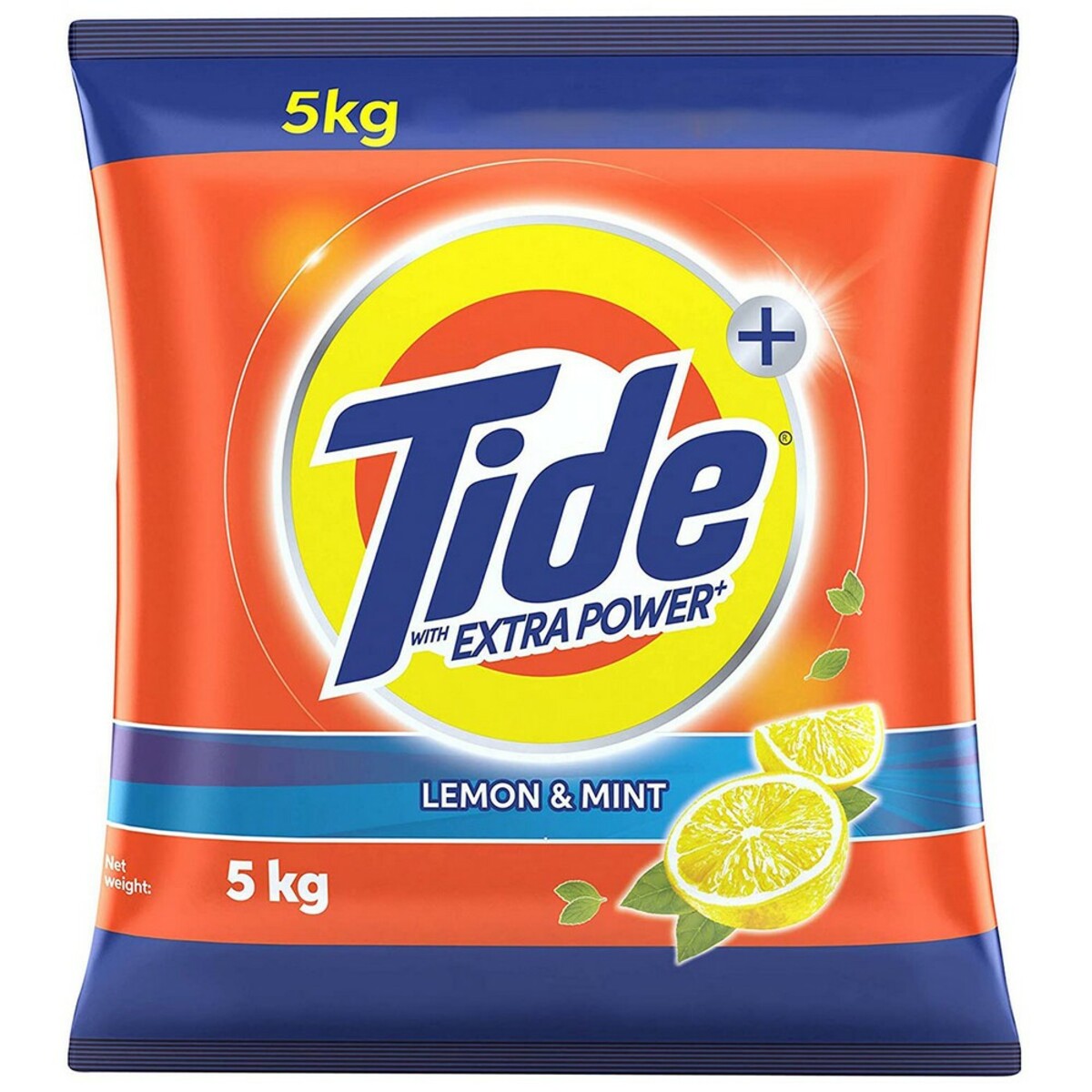 Tide Detergent Powder Lemon Mint 5Kg+Bucket