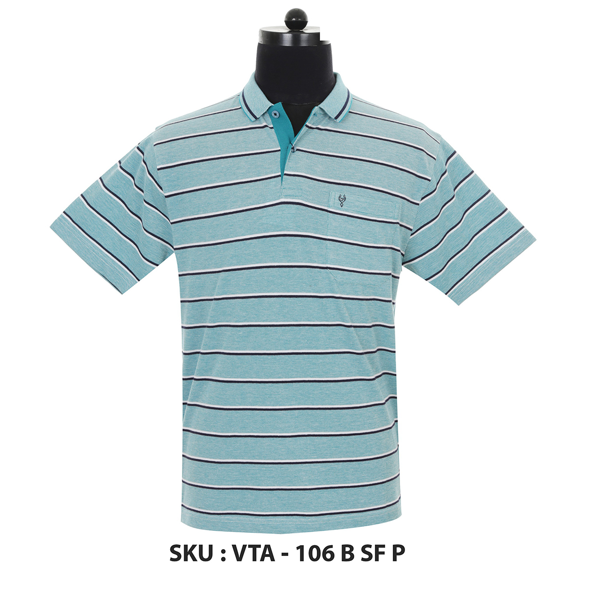 Classic Polo Mens T Shirt Vta - 106 B Sf P Blue XL