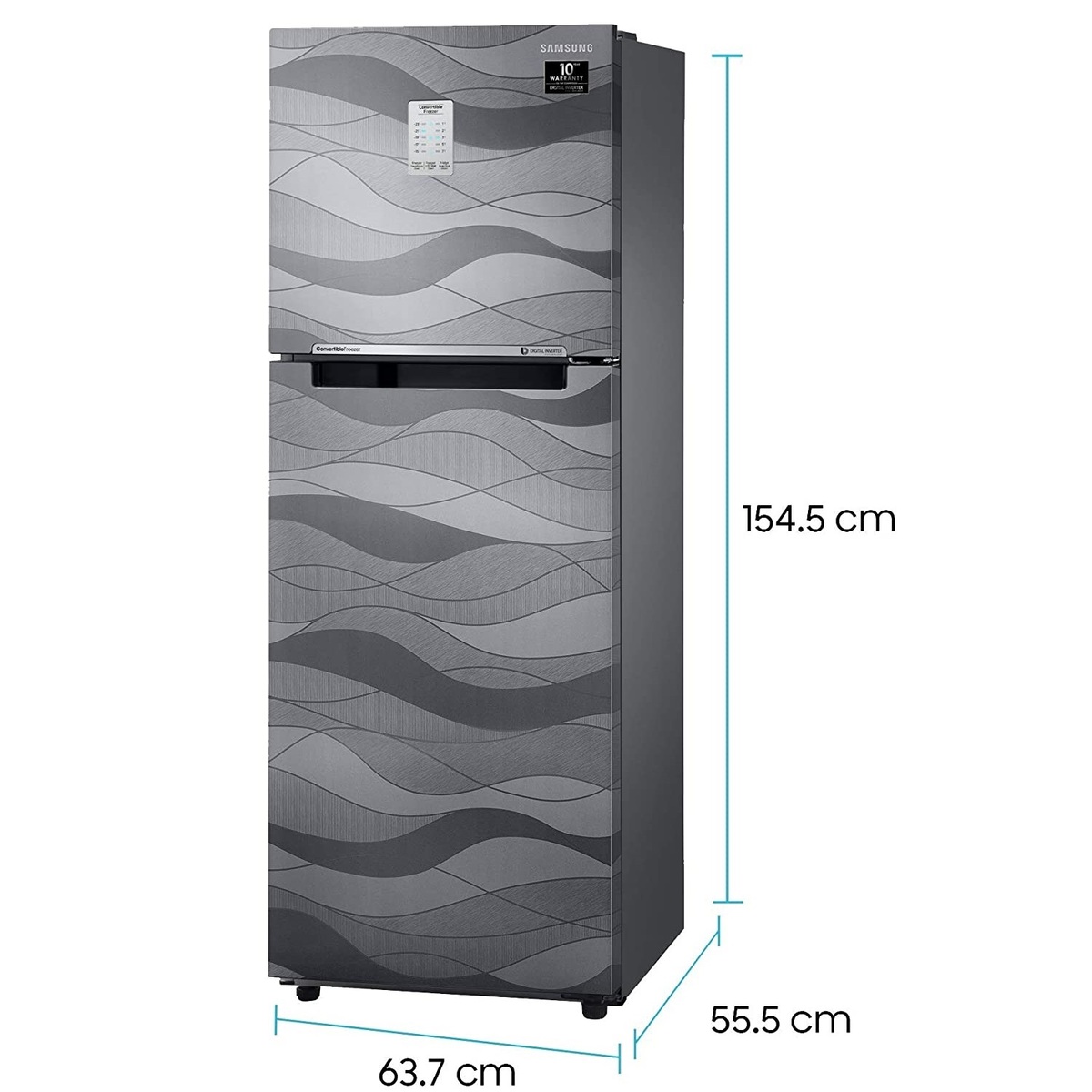 Samsung Refrigerator RT28T3753NV 253Ltr 3*