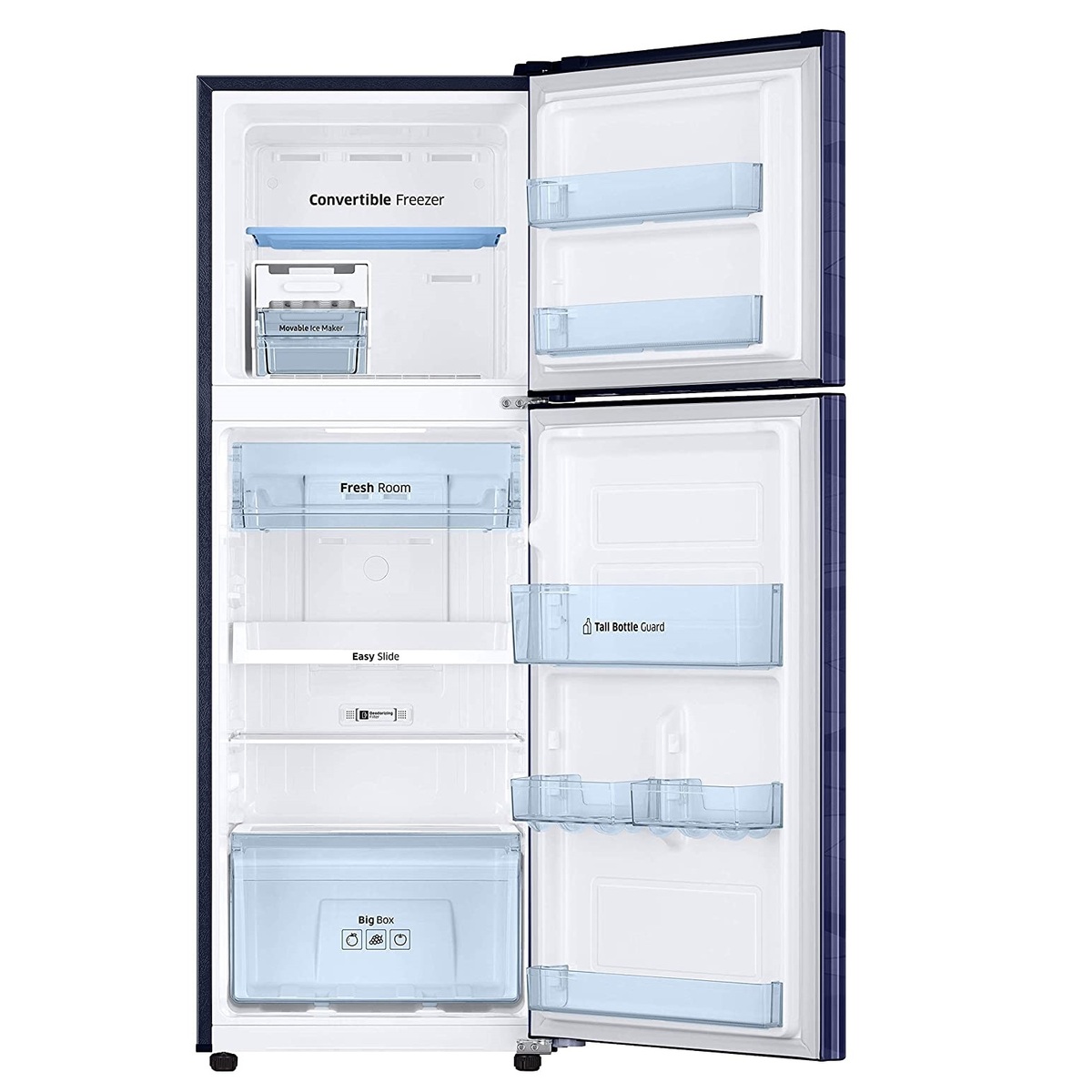 Samsung Double Door Refrigerator RT28T3753UV 253Ltr 3*