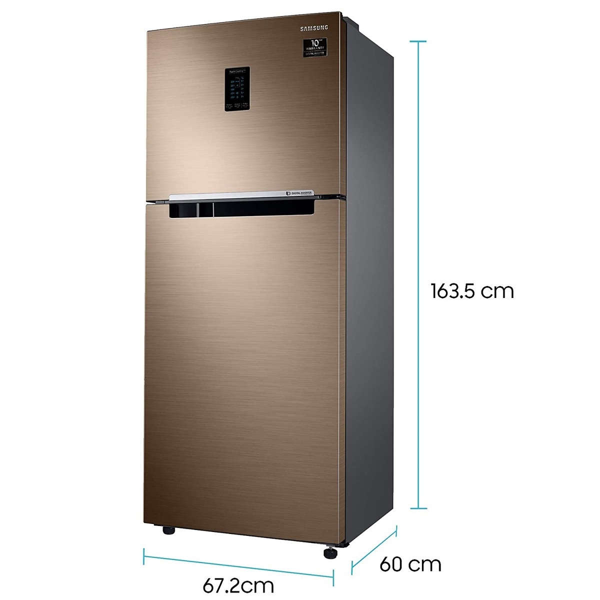 Samsung Refrigerator RT34T4542DU 324Ltr 2*