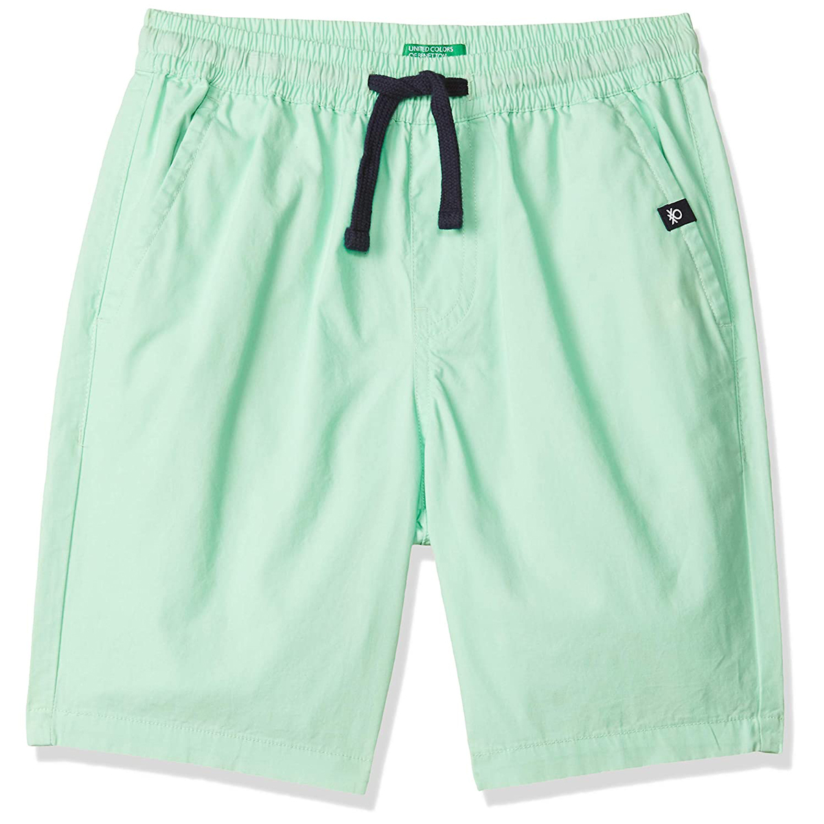 United Colors of Benetton Boy's Regular Fit Cotton Shorts- Green