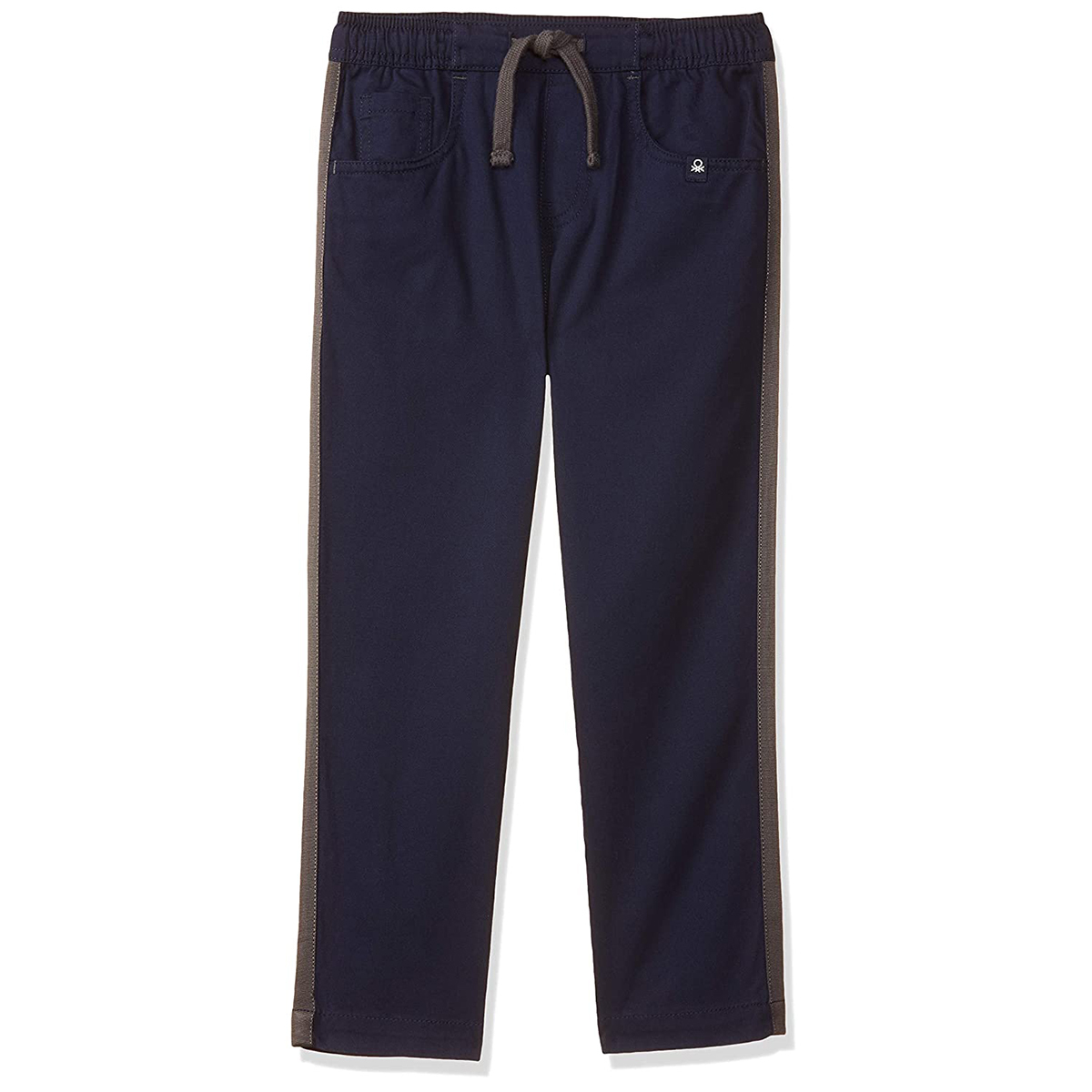 United Colors of Benetton Boy's Regular Fit Casual Pants- Navy Blue