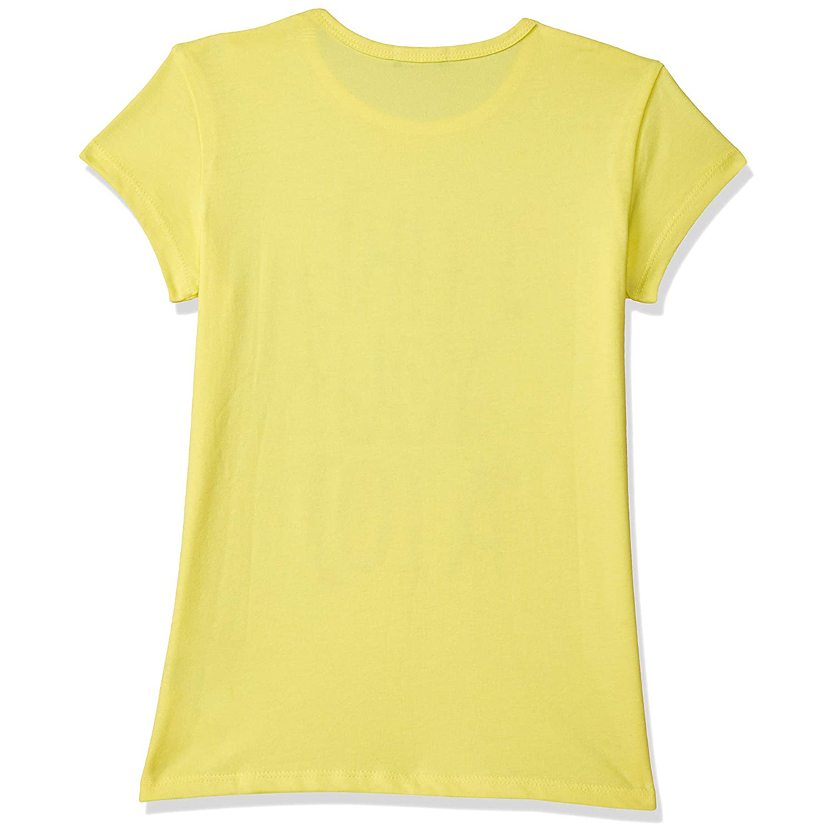 United Colors of Benetton Girl's Regular T-Shirt- Yellow