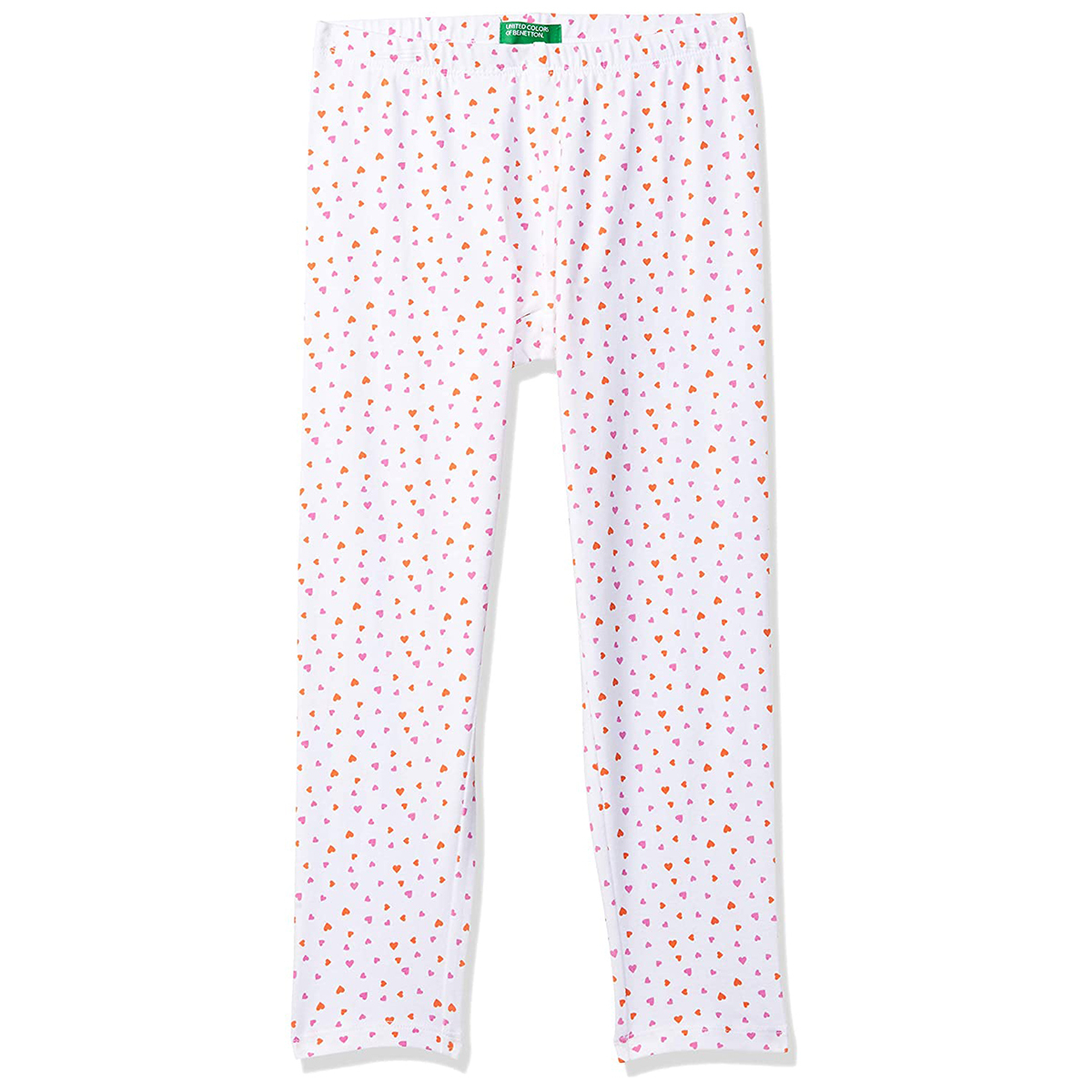 United Colors of Benetton Girl's Regular Fit Leggings- White
