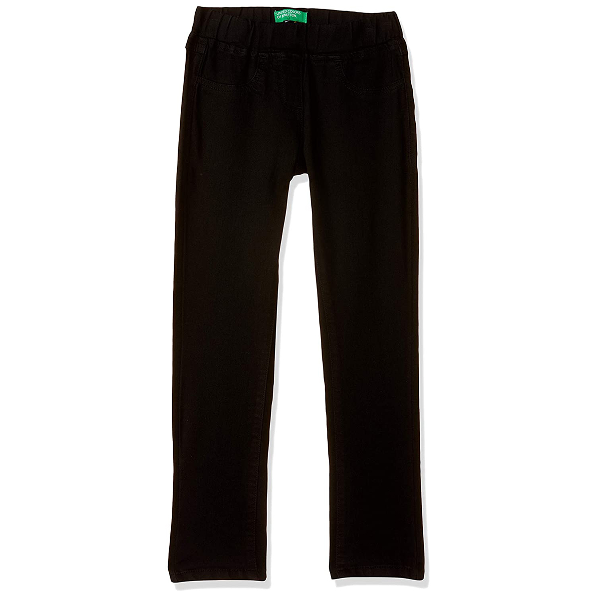 United Colors of Benetton Girl's Skinny Fit Pants- Black