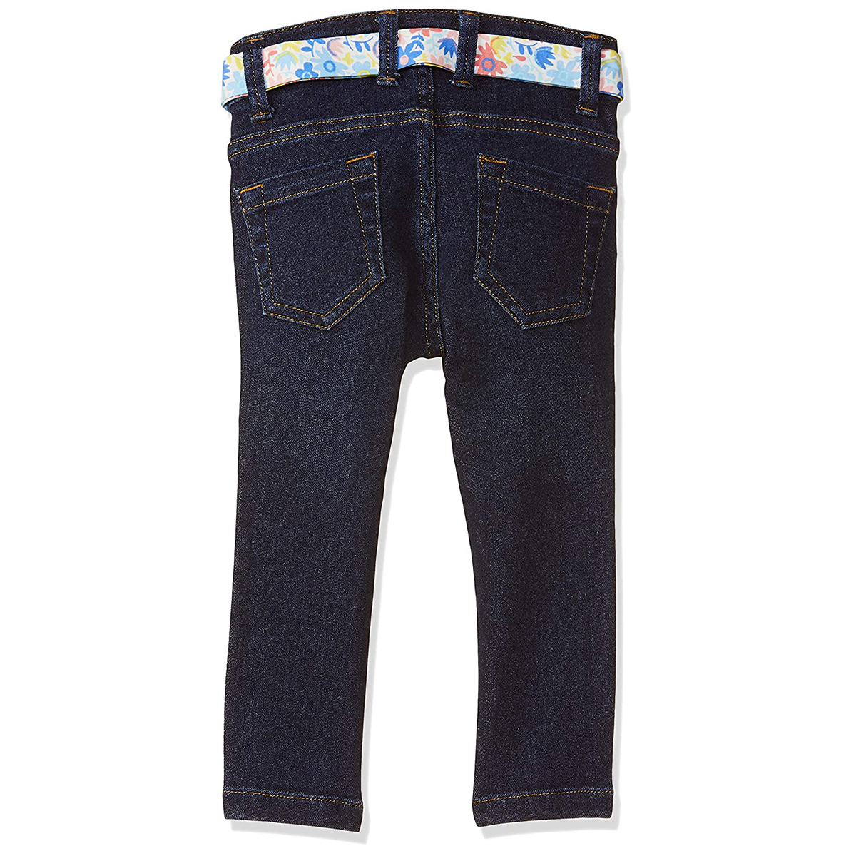 United Colors of Benetton Girl's Slim Fit Jeans- Dark Blue