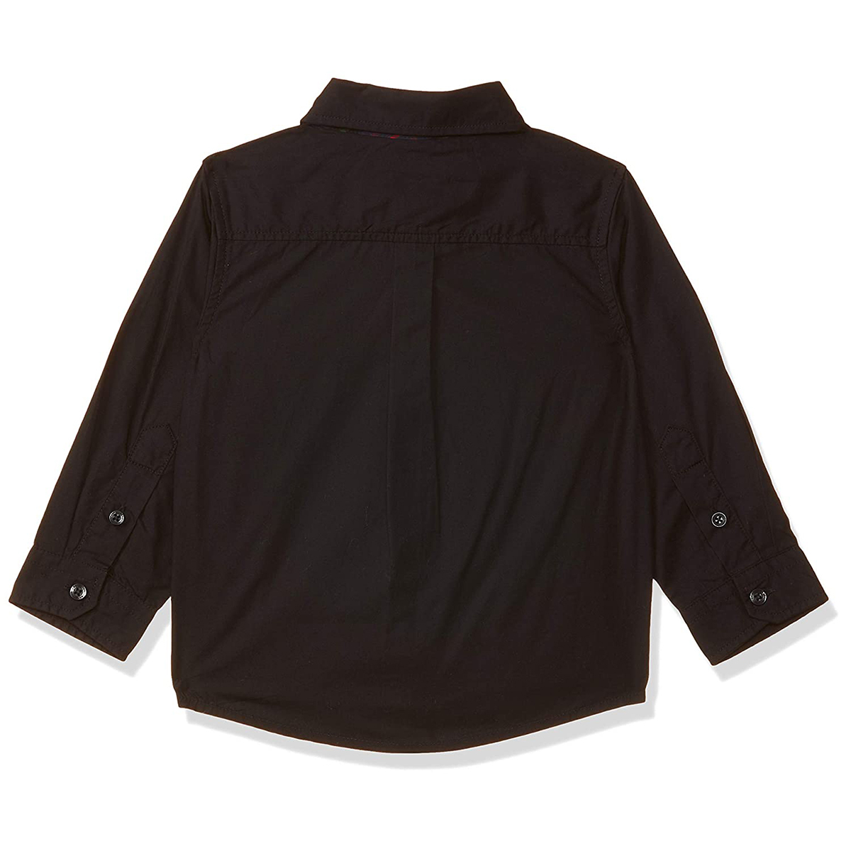 United Colors of Benetton Baby-Boy's Regular Core Poplin Shirt- Black