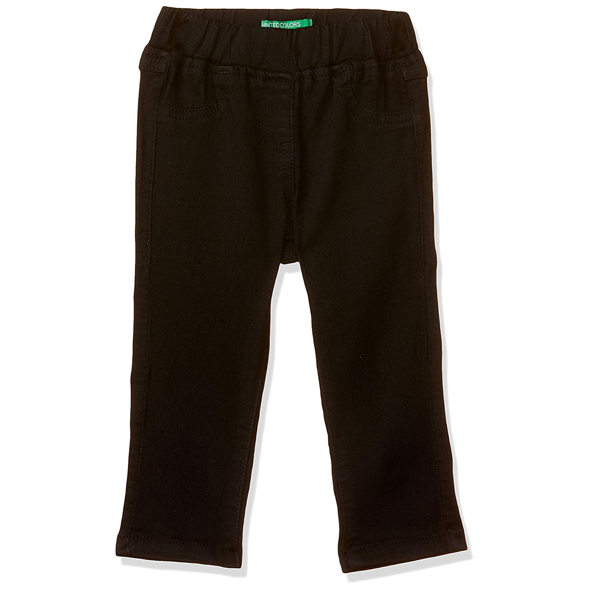 United Colors of Benetton Baby-Girl's Skinny Fit Pants- Black