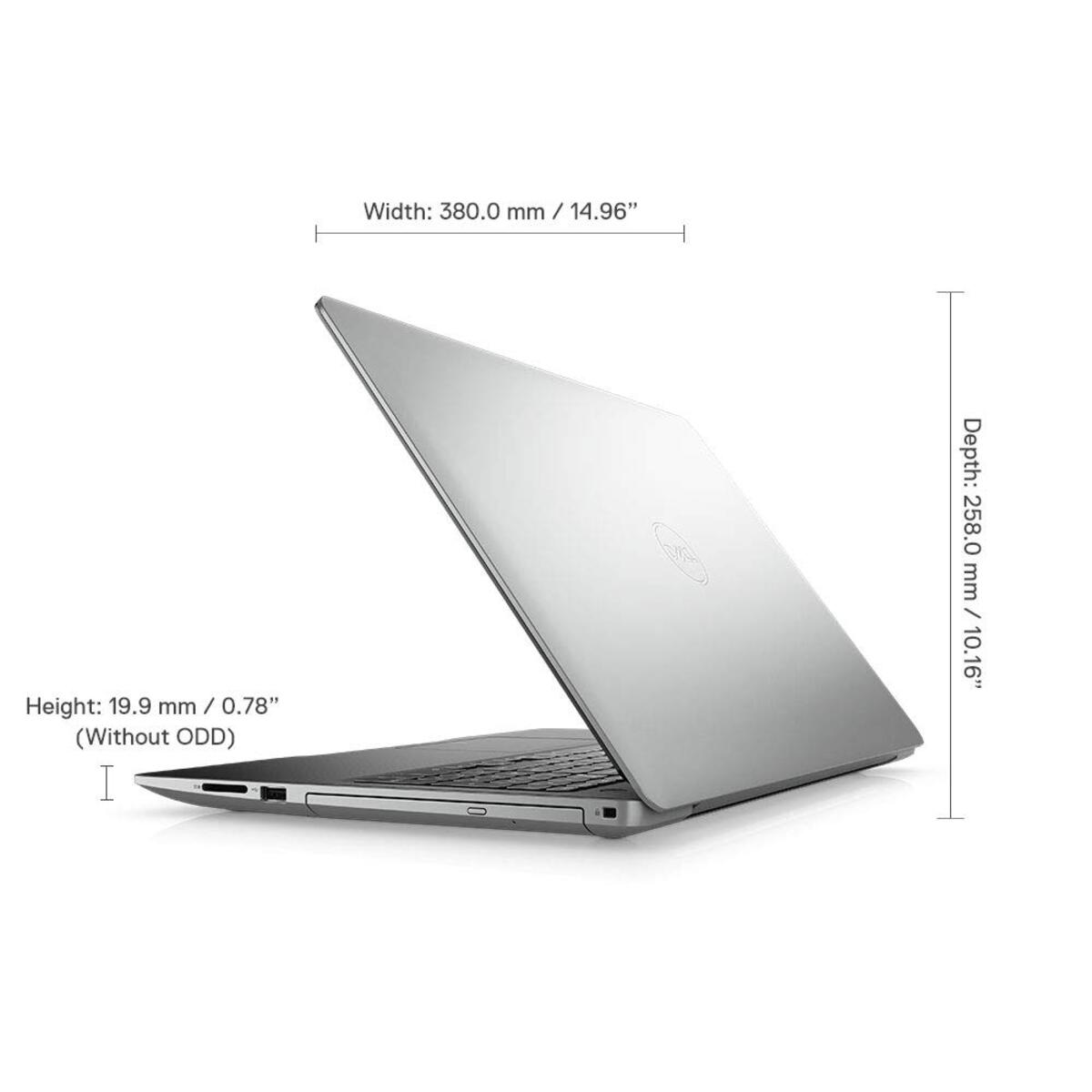 Dell Notebook 3593 Core i5 10th Gen 15.6" Win10 Platinum Silver