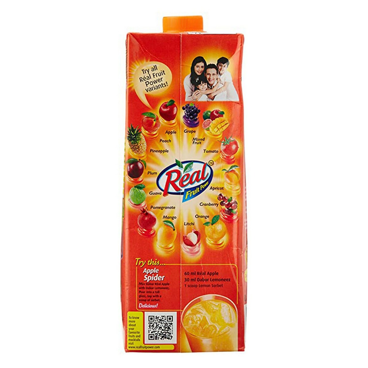 Real Fruit Power Apple Juice 1Litre